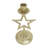 Margretha Metal Star Taper Candle Holder 