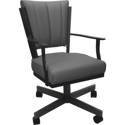 Fauteuil pivotant en cuir pivotant