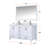 Jacques 60 in. W x 22 in. D Double Bath Vanity and Top-91877394-66637650