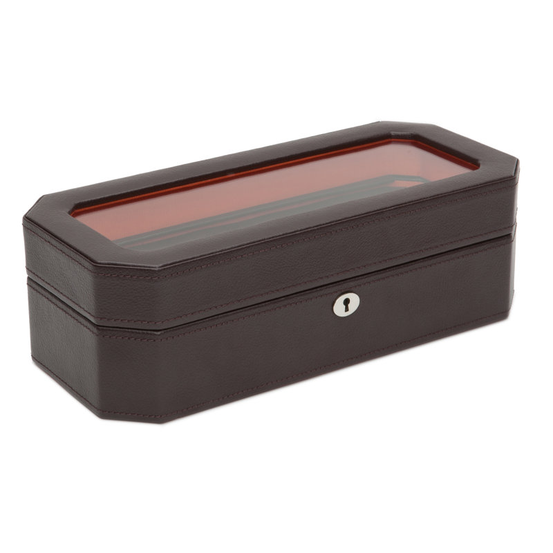 Windsor Watch Box, Brown/Orange