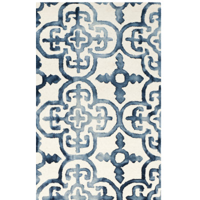 Lumsden Hand Tufted Wool Geometric Rug