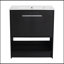 Meuble-lavabo 30 po avec lavabo en céramique, 2 portes à fermeture douce, meuble-lavabo autoportant, contreplaqué-1581610667