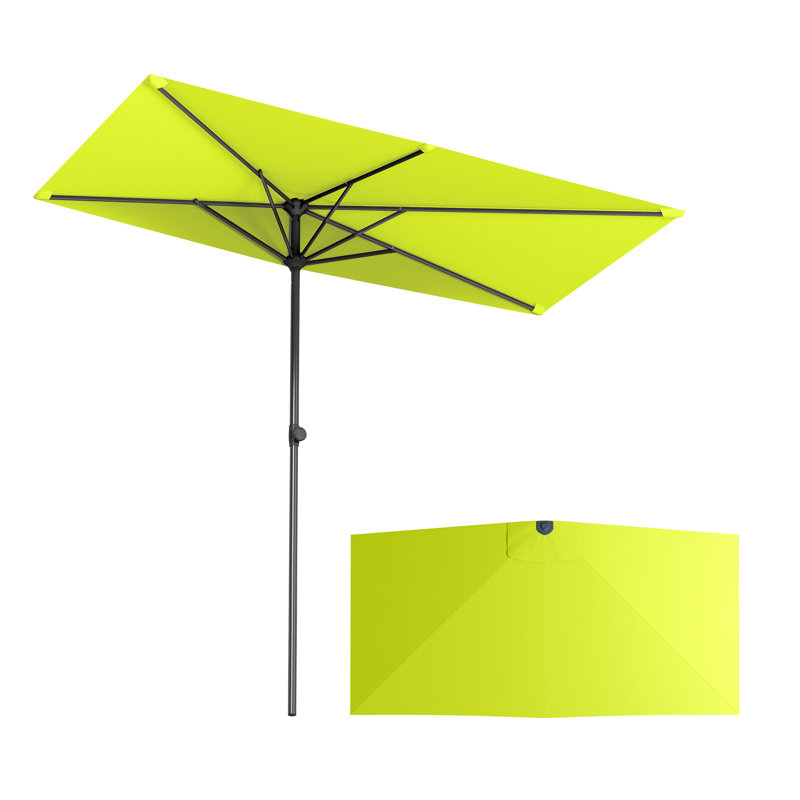 250cm Balcony Parasol, Green