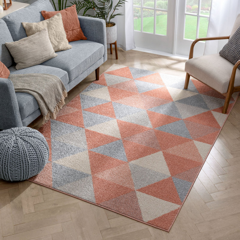 Evie-May Geometric Area Rug, Rectangle 240 x 300cm