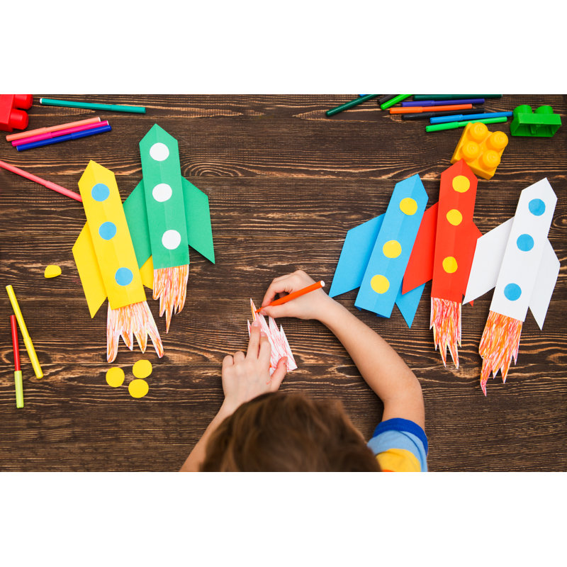Preschool Child 1 Piece Wrapped Canvas Wall Art, 81cm H x 122cm W x 3.8cm D