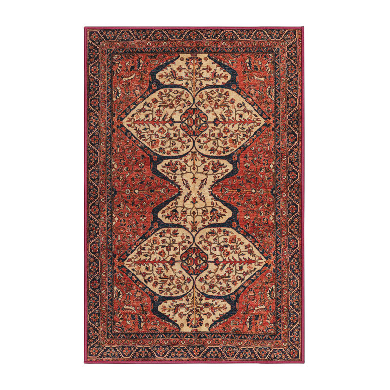 Tapis abstrait 4183, Rectangle 3 pi x 5 pi