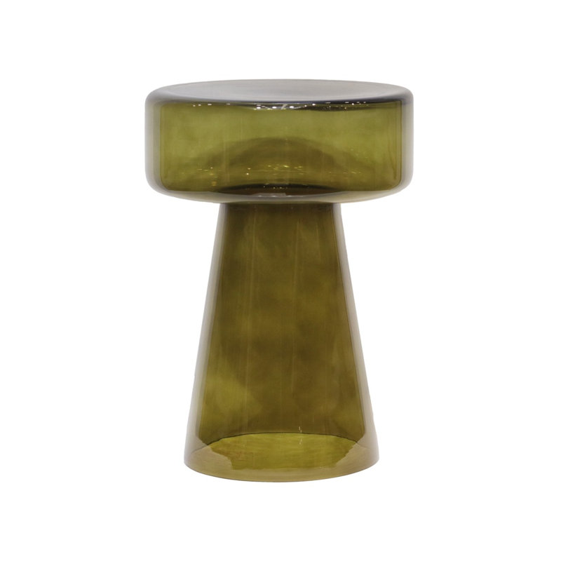Table en verre Orvello Olive