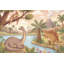 Papier peint dinosaure paysage volcanique-1303751902-1303751717