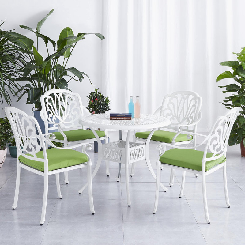 Sion 4 - Person Patio Conversation Set, White