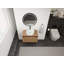 Meuble-lavabo mural de 30 pouces avec lavabo en céramique blanche, portes à fermeture en douceur et contreplaqué durable-62022268