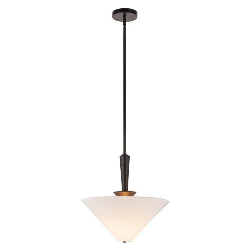 Shanklin 16-In Pendant, Black