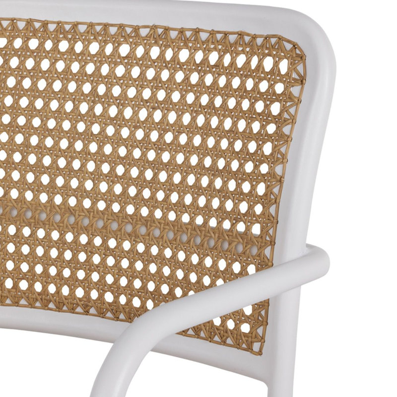 Bordeaux Patio Dining Armchair, Chalk