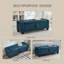 Banc avec repose-pieds 48 po avec rangement, banc pour chambre à coucher, salon, couloir-229199343