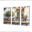 «Blue and Green Kitchen Greek Kitchen», ensemble d'art mural-107195244-107195246