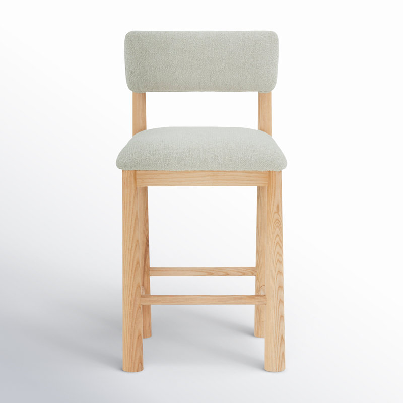 Tabouret Boston Boucle, Taupe, Tabouret de comptoir (siège d'une hauteur de 26 p