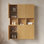 L'armoire murale de salle de bain, composée de 6 armoires avec portes, peut être utilisée en combinaison ou individuellement, convenant à la salle de bain, au salon et à la buanderie