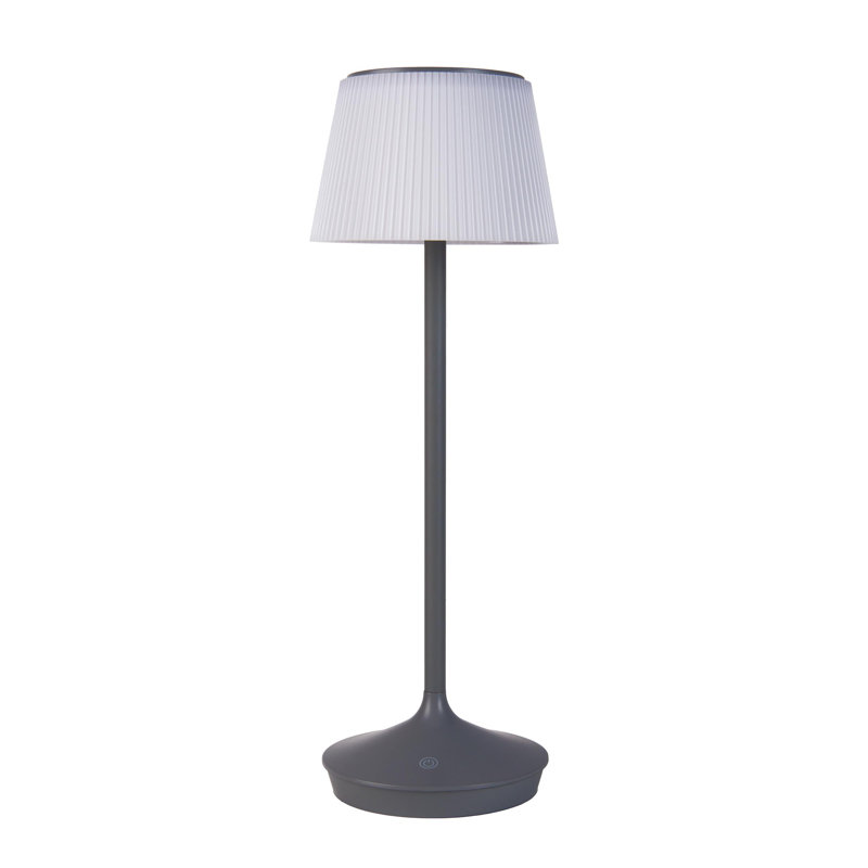Raqual Buffet Lamp, Grey/White