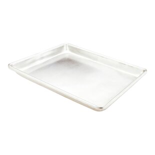 Non-Slip Silicone Surface Tray, Stackable Bar & Serving Tray, Large  Rectangle, Brushed Stainless and Black