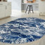 Tapis bleu marine à tissage unique-476022715