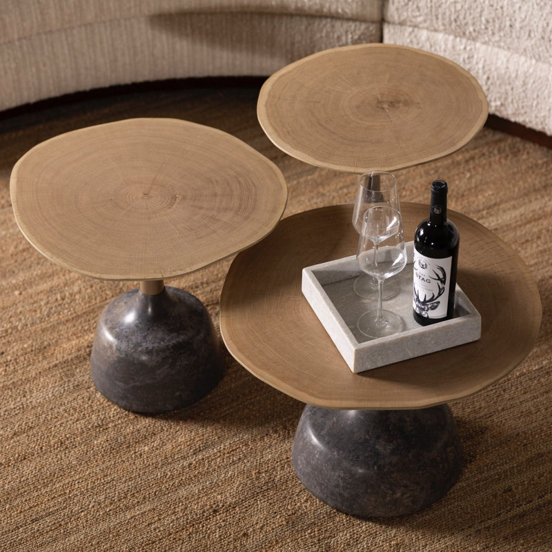 Sacha Solid Wood Cocktail Table, 20" H x 20" L x 20" W