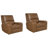 Mikey 41" Top Grain Leather Power Recliner with Adjustable Headrest with Square Arms-98419987
