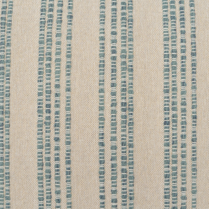 Loom Line Throw Pillow, 22"H x 22"W, Spa