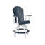 Berlin Gardens Comfo Back Regular Top With White Base Swivel Chair-1413131036-1413131027