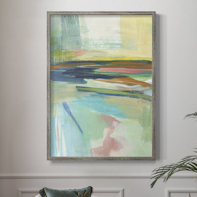 Radiant Horizon II, reproduction encadrée - bois massif