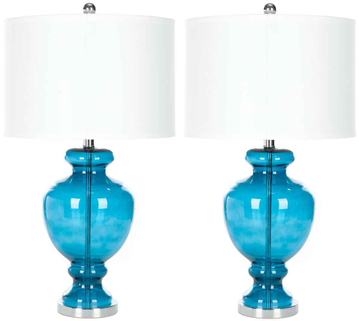Briggs Table Lamp, 2, Turquoise