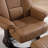 PU Swivel Recliner with Ottoman,Adjustable Reclining Chair with Solid Wood Base, for Office, Living-121166503