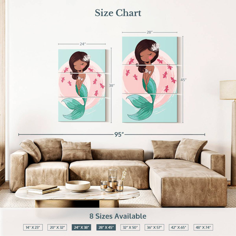 Ashelle Hawaiian Mermaid, 38" H x 24" W