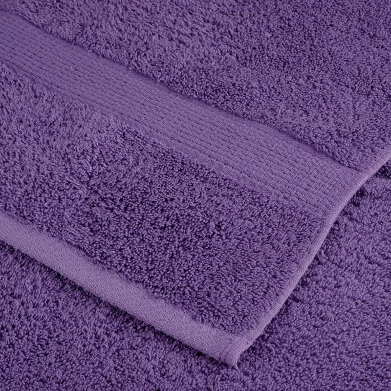 Premium Guest Towels SOLUND 4 Pcs 30X50 Cm 600 Gsm, Purple