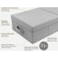 Rangement sous le lit 48L pliable (paquet de 2), organisateurs de linge avec couvercle rabattable