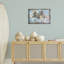 Cadre flottant Cool Palm Trees Sunrise, design par Ramona Murdock-1099308842-1099308845