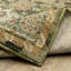 Tapis oriental en nylon / polypropylène tissé à la machine en vert / or / brun Lusher-1139707118