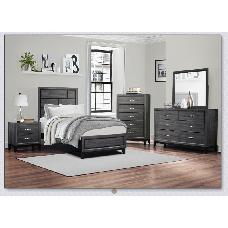 Contemporary Styling Finish 1pc Nightstand with Dovetail Drawers, Perfect for Modern Bedrooms and Efficient Storage