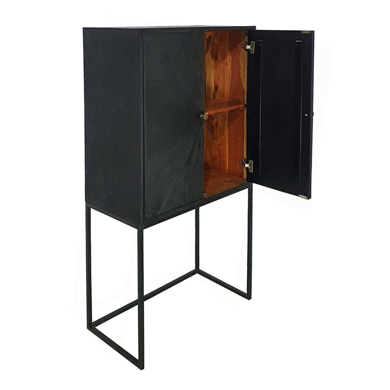 Armoire 31,5 x 16,5 x 60 po, noir