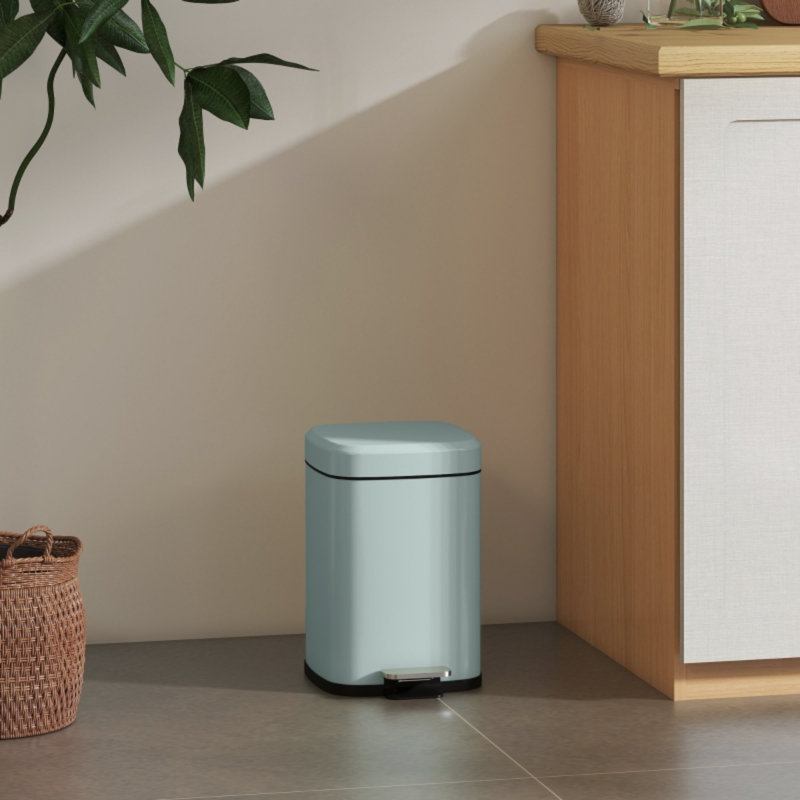 Metal Kitchen Trash Can