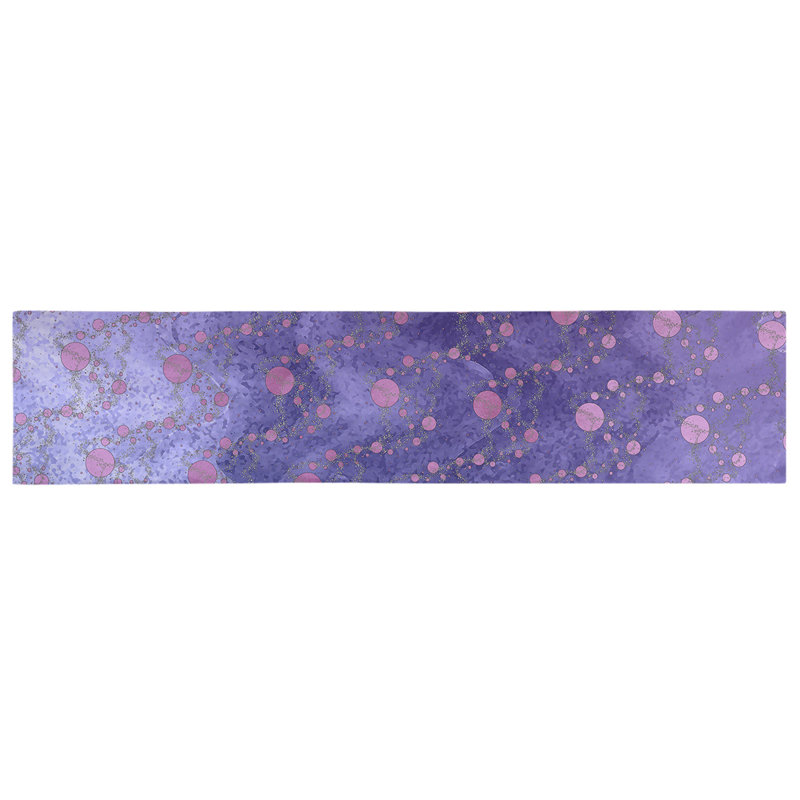 Chemin de table à table de planète stars Avicia, L 72 po x l 16 po, Nuance de bonbon 