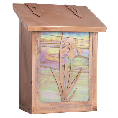 Monarch Metal Wall Mounted Mailbox