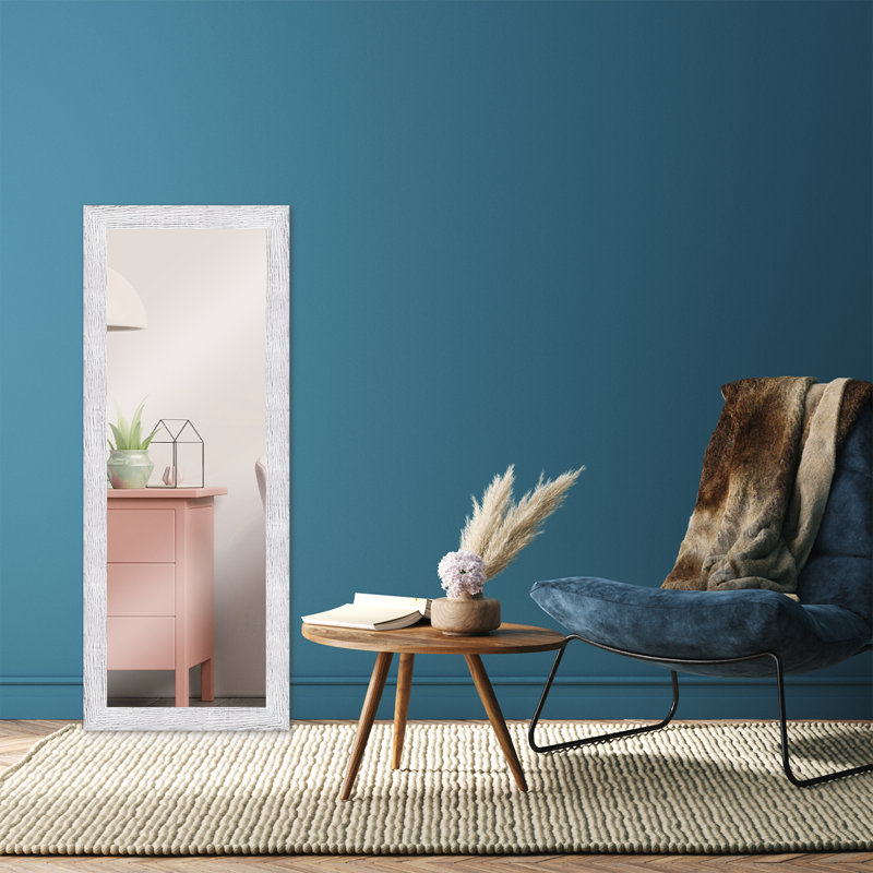 Miroir Arber, Blanc huilé, 79 po x 31 po