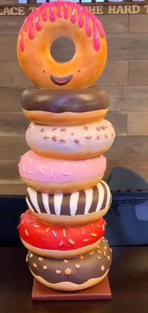 Jader Small Stacked Donuts Table Top Statue