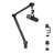 Mount-It Adjustable Microphone Boom Arm Suspension Scissor Stand For Studio and Gaming Microphones