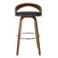 Maxime Swivel Upholstered Counter Stool with Solid Wood Frame-70698706-70698704