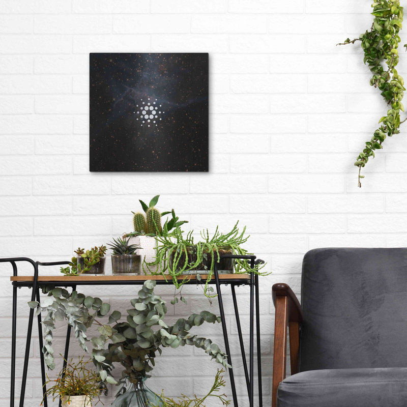 Constellation Cardano, art mural en métal, H 12 po x l 12 po