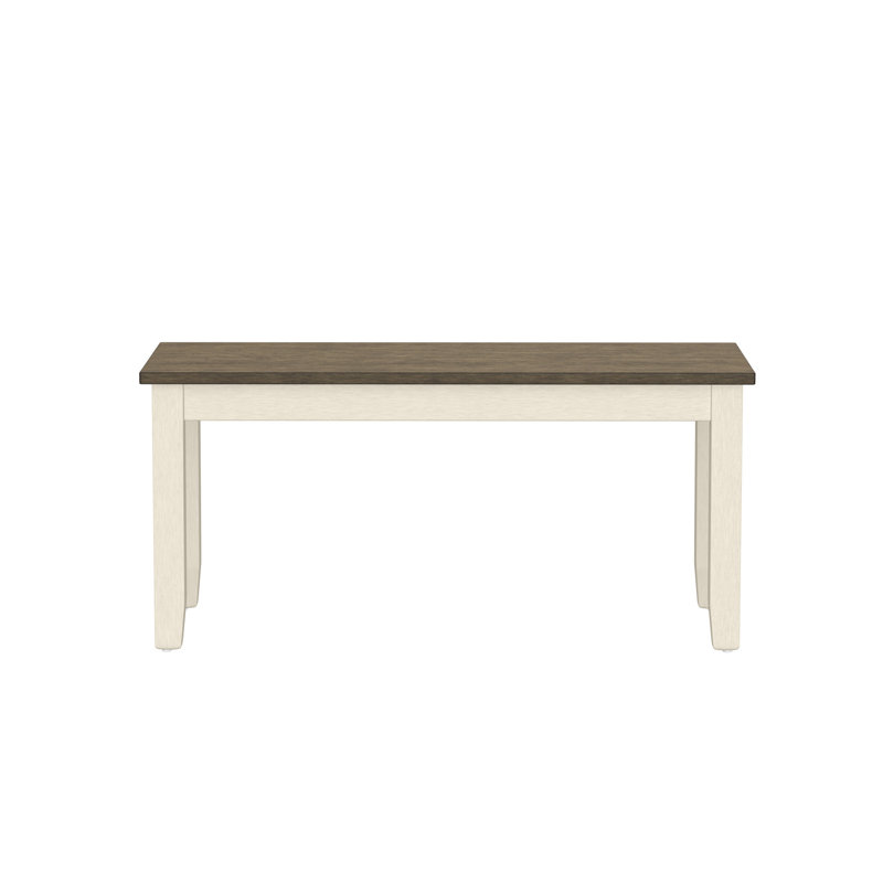 Ensemble de table de salle à manger 6 pièces brun et blanc