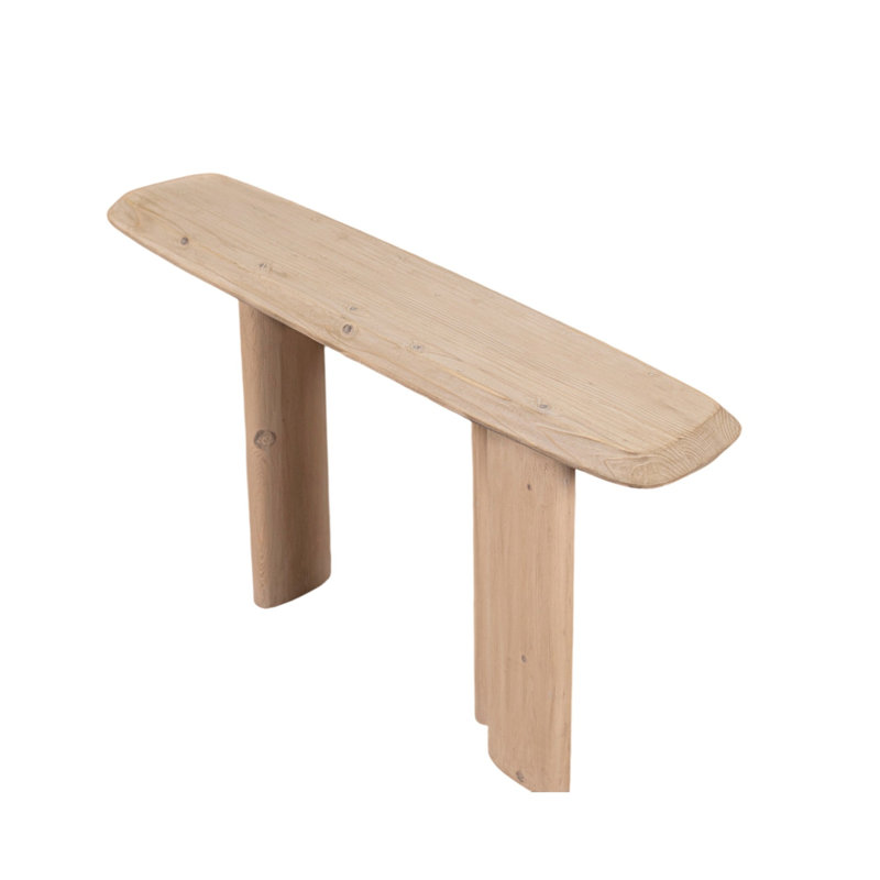 14 in. Solid Wood Console Table