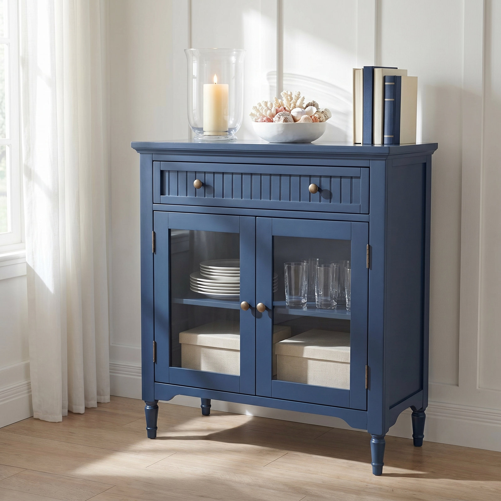 Pearce Accent Cabinet, Blue