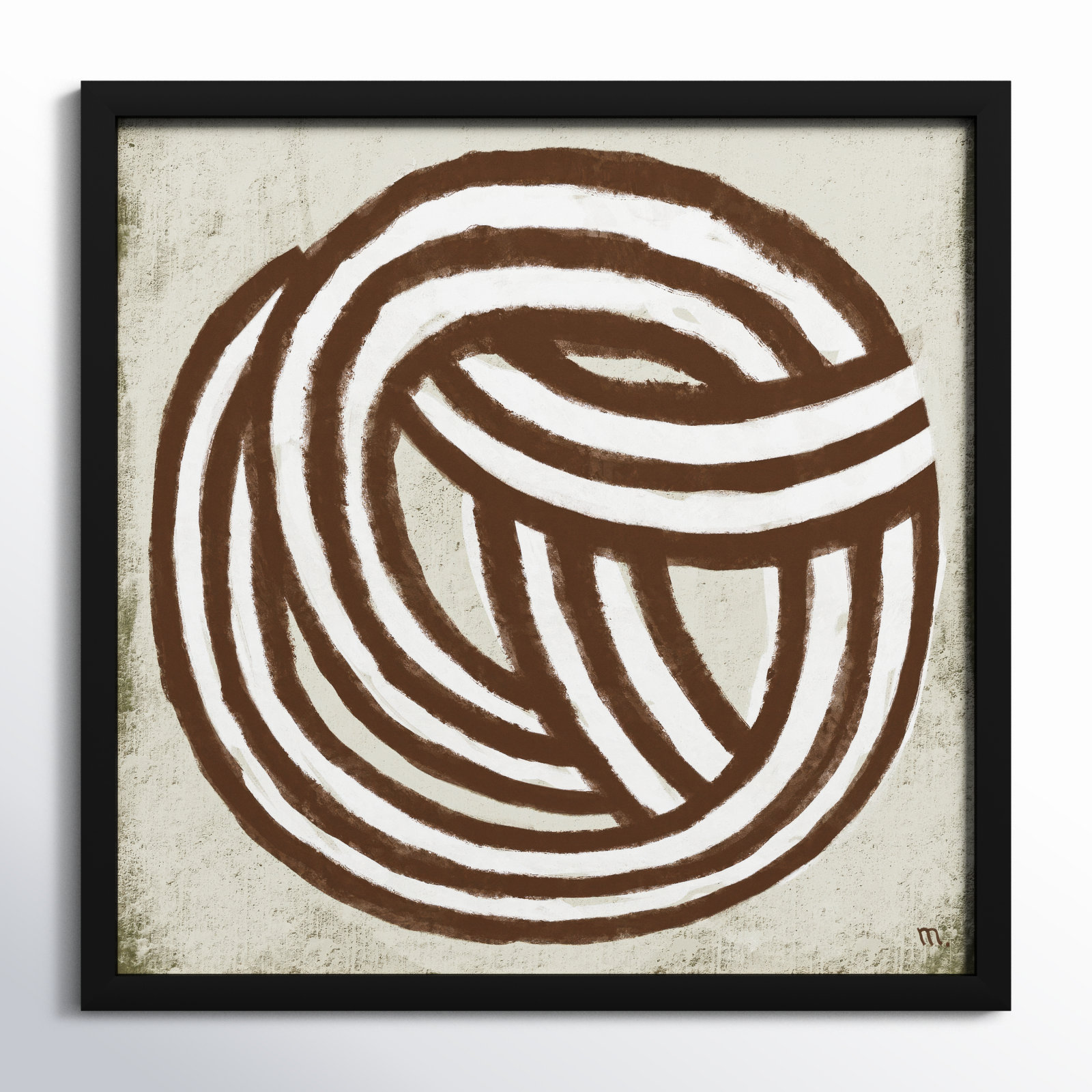 Joss & Main Knotting By Studio M - Framed Wall Art | Wayfair