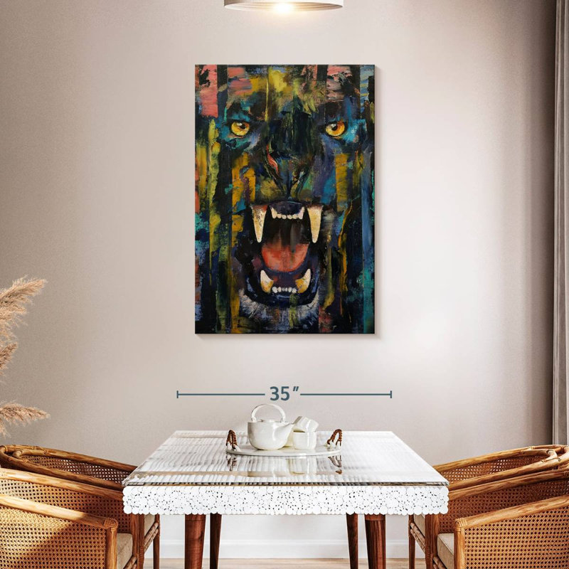 Brampt Black Panther Vibrant, 45" H x 30" W